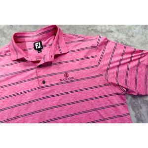 The Golf Club At Black Rock Pink Golf Polo Shirt Men's Size XL FootJoy FJ
